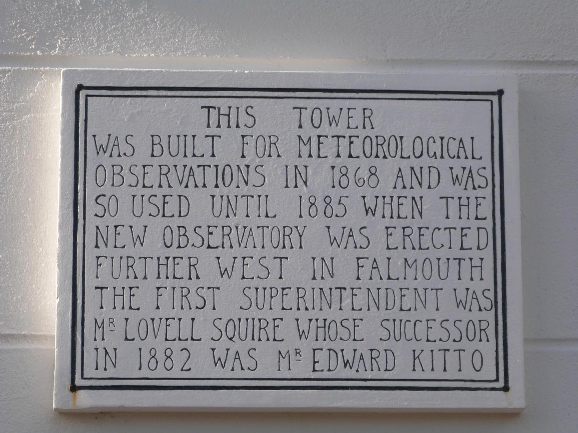 The Observatory Tower Falmouth Kültér fotó
